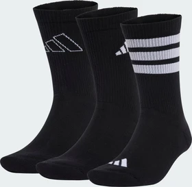 adidas Logo Socken schwarz/weiß, 3 Paare