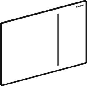 Geberit Sigma70 Betätigungsplatte Glas weiß