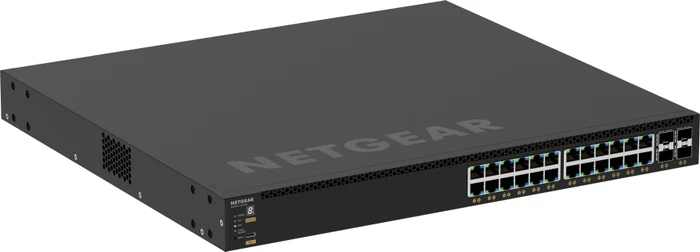 Netgear AVoIP M4350 Rackmount Gigabit Managed Switch, 24x RJ-45, 4x SFP+, 648W PoE+
