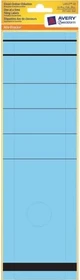 Avery-Zweckform Ordneretiketten Sonderformat, 297x61mm, blau, 10 Blatt (10 Etiketten)