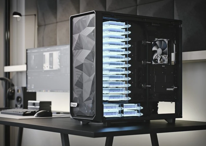 Fractal Design Meshify 2 XL Black TG Light Tint, Glasfenster