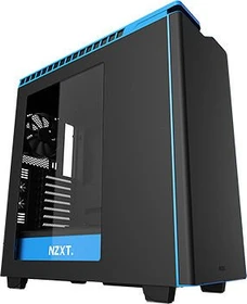 NZXT H440 schwarz/blau, Acrylfenster, schallgedämmt