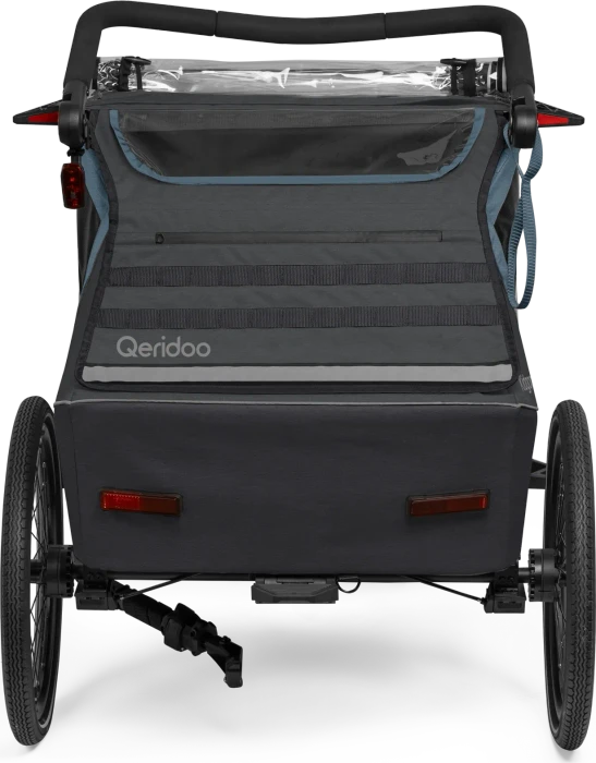 Qeridoo Kidgoo 2 Lite Fahrradanhänger navy blue (Modell 2026)