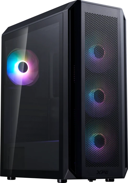ADATA XPG Valor Air Plus, schwarz, Glasfenster