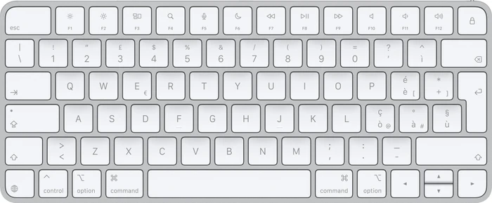 Apple Magic Keyboard (USB-C), weiß/silber, USB/Bluetooth, IT