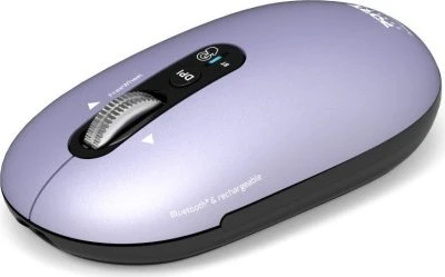 Port Designs Pure Color Bluetooth Rechargeable Mouse, Iris violett, Bluetooth