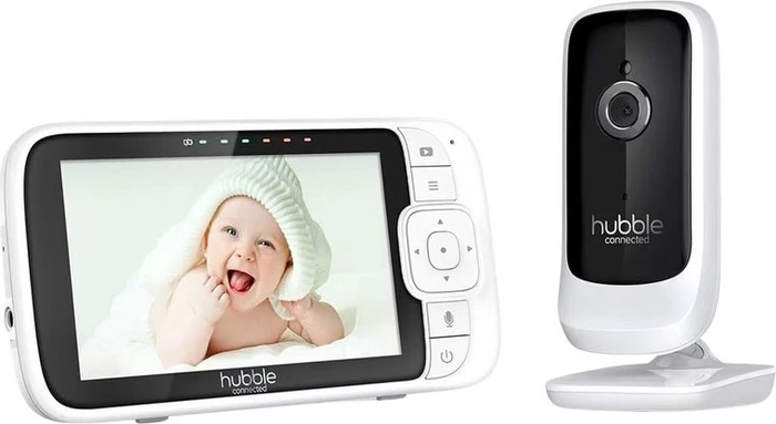 Hubble Connected Nursery View Premium Video-Babyphone (4464-WHEU-01)