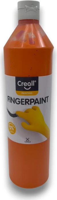 Creall Fingerpaint Malfarbe, orange, 750ml