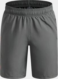 Under Armour Tech Woven Wordmark Hose kurz clay green/orange bloc (Junior)