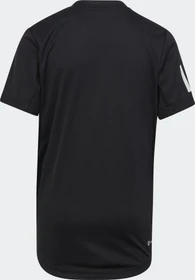 adidas Club Tennis 3-Streifen Funktionsshirt kurzarm schwarz (Junior)