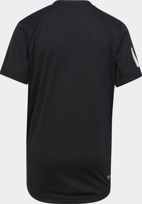 adidas Club Tennis 3-Streifen Funktionsshirt kurzarm schwarz (Junior)