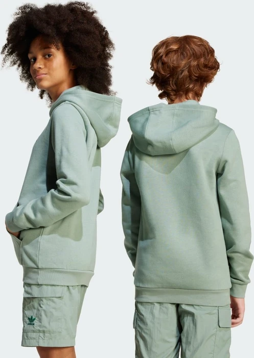 adidas Kids Hoodie silver green (Junior)