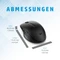 HP 435 Multi-Device Wireless Mouse schwarz, USB/Bluetooth Vorschaubild