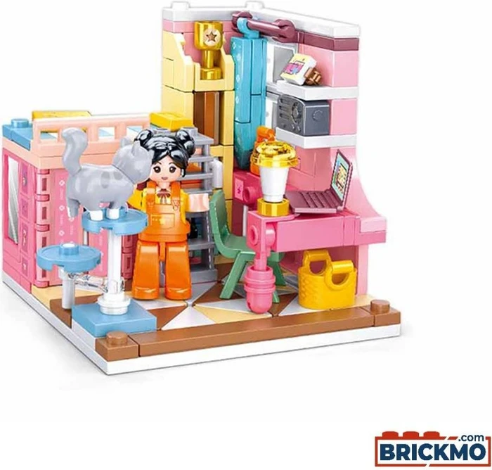Sluban Girl's Dream Mini Handcraft Bedroom
