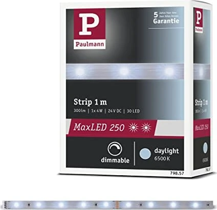 Paulmann MaxLED 250 Strip LED-Streifen 4W tageslichtweiß unbeschichtet 1m