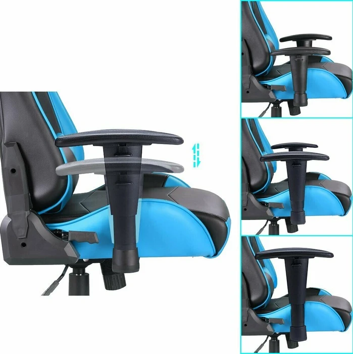 IntimaTe WM Heart Racersedia 3 Gamingstuhl, schwarz/blau