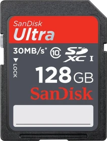 SanDisk Ultra 128GB, UHS-I, Class 10