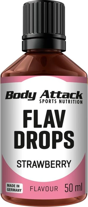 Body Attack Flav Drops Erdbeere 50ml