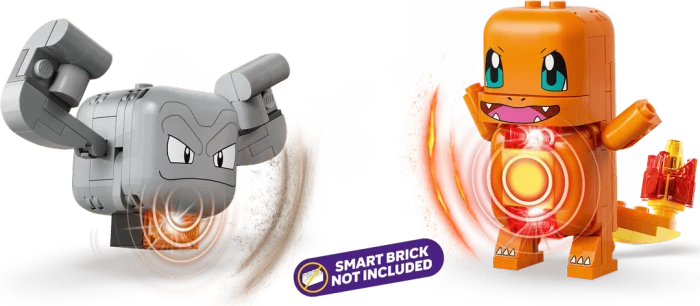 LEGO Pokémon SMART Play - Glumandas und Kleinsteins Höhlenduell