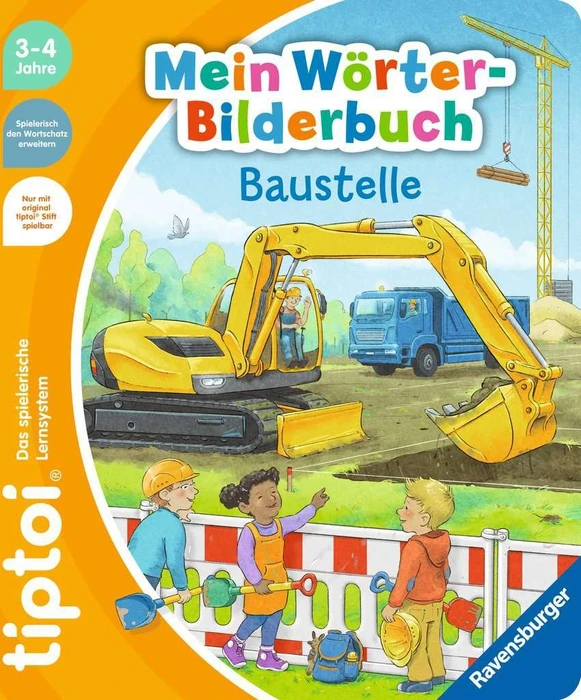 Ravensburger tiptoi Buch: Mein Wörter-Bilderbuch: Baustelle