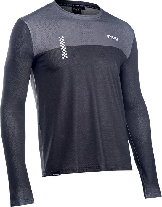 Northwave Xtrail 2 Trikot langarm schwarz (Herren)