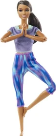 Mattel Barbie - Made to Move Puppe mit dunkle braunem Haar