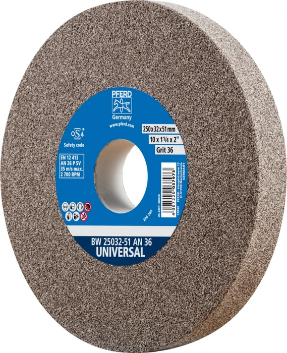 Pferd BW 25032-51 AN 36 Universal Schleifscheibe K36, 250x32x51mm, 1 Stück