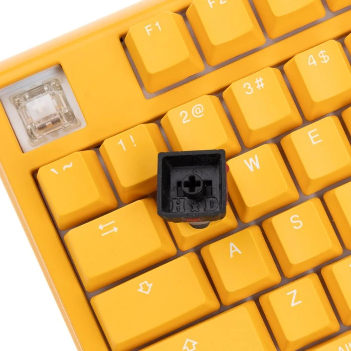 Ducky x Hot Keys Project Ducky League Keycap Dark Edition - Lucky, Kunstharz (Resin), schwarz/grau/rot, 1 Taste