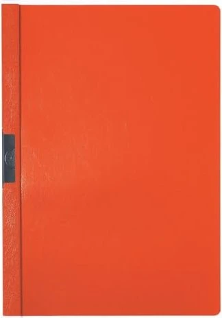Durable Duraclip 30 Klemmmappe, A4, orange/transparent, 25er-Pack
