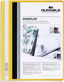 Durable Duraplus Schnellhefter, A4, gelb/transparent