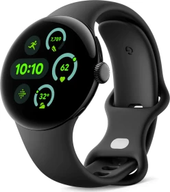 Google Pixel Watch 3 (LTE) 41mm Matte Black mit Sportarmband Obsidian