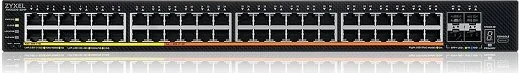 Zyxel XMG2230 Rackmount Gigabit Smart Switch, 48x RJ-45, 4x SFP+, 960W PoE++