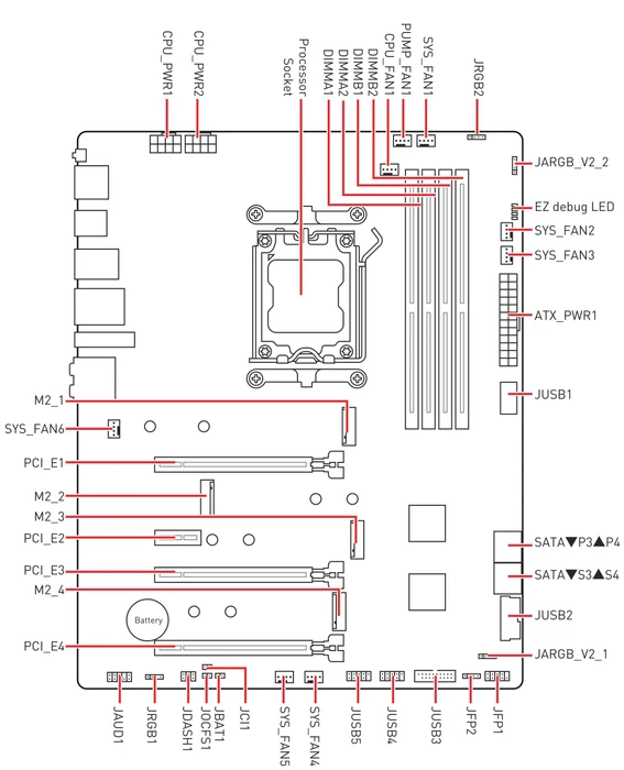 MSI MAG X670E Tomahawk WIFI (AMD AM5)