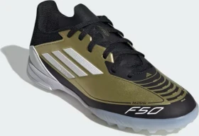 adidas F50 League Messi TF gold metallic/cloud white/core black (Junior)