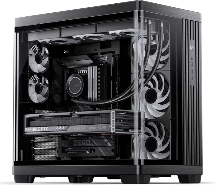 Jonsbo TK-4 Black, Glasfenster