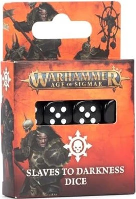 Games Workshop Warhammer Age of Sigmar Würfelset: Slaves to Darkness