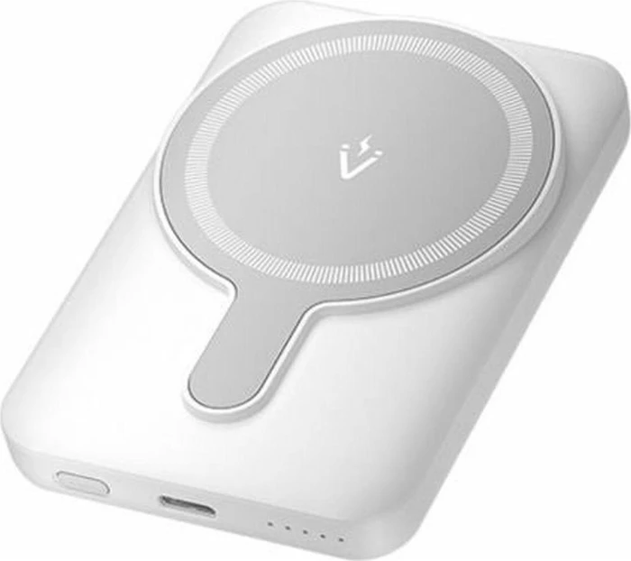 Vention Magnetic Wireless Power Bank 5000mAh weiß/grau