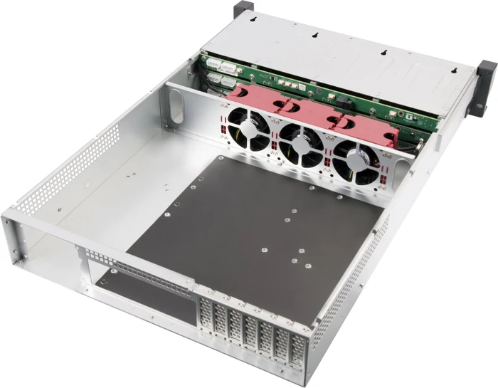 SilverStone RM22-312, Rackmount Storage, grau/schwarz, 2HE
