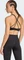 adidas Workout Essentials Knit Light Support Sport-BH schwarz (Damen) Vorschaubild