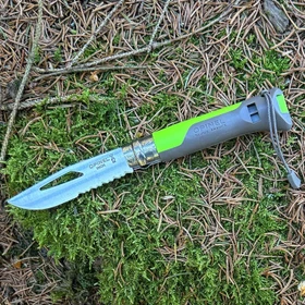 Opinel No. 8 Outdoor Taschenmesser erde/grün