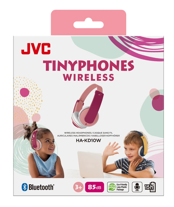 JVC Tinyphones HA-KD10W violett/rosa