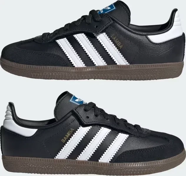 adidas Samba OG Comfort Closure Elastic Lace core black/cloud white/gum (Junior)