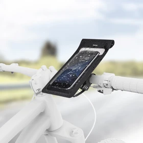 Hama Smartphone-Tasche Slim als Lenkertasche fürs Fahrrad wasserabweisend schwarz