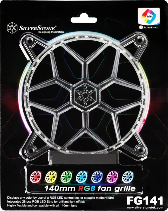 SilverStone RGB Lüftergitter 140mm