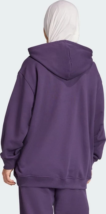 adidas Essentials Loose French Terry Hoodie aurora plum (Damen)