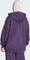 adidas Essentials Loose French Terry Hoodie aurora plum (Damen) Vorschaubild
