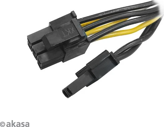 Akasa 2x 4-Pin IDE auf 6/8-Pin PCIe, 150mm