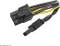 Akasa 2x 4-Pin IDE auf 6/8-Pin PCIe, 150mm Vorschaubild