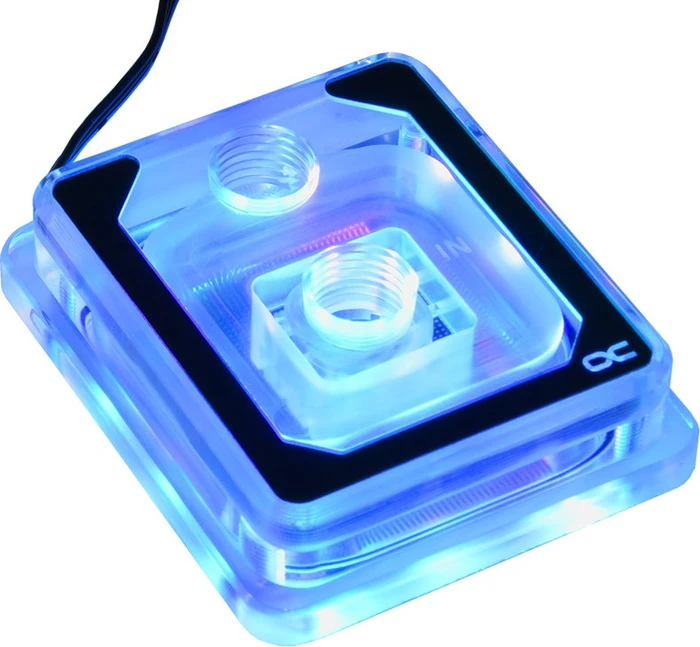 Alphacool Eisblock Aurora XP³ Light schwarz, Acryl