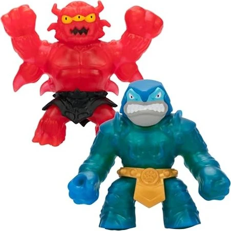 Moose Toys Heroes of Goo Jit Zu - Stretch Stikers Sir Thrashalot vs. Redback
